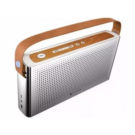 BOCINA PORTATIL NACEB 360 PLATA (NA-0301P)