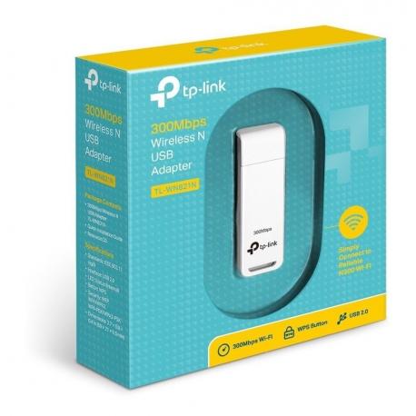 ADAPTADOR DE RED USB TP-LINK TL-WN821N INALAMBRICA 300 MBPS (TL-WN821N)