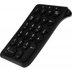 TECLADO NUMERICO ACTECK BLUETOOTH/SLIM/RECARGABLE/80H/ NEGRO N-BOARD N111 (AC-923163)