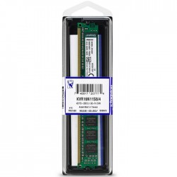 MEMORIA RAM DIMM DDR3 4GB KINGSTON 1600MHZ NON ECC CL11 1RX8 (KVR16N11S8/4WP)