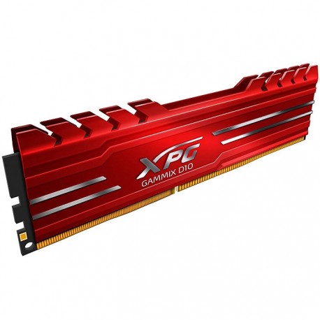 MEMORIA RAM ADATA DIMM XPG GAMMIX D10 8GB DDR4 3200MHZ ROJO (AX4U32008G16A SR10)