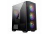 GABINETE MSI MAG FORGE M100A MIDI-TOWER MICRO-ATX/MINI-ITX USB 2.0/3.0 SIN FUENTE 4 VENTILADORES INSTALADOS NEGRO (MAG FORCE M