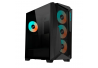 GABINETE GIGABYTE GLASS C301 E-ATX USB 3.0 2USB 3.1 FAN 4 ARGB NEGRO (GB-C301GB)