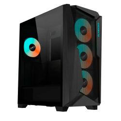 GABINETE GIGABYTE GLASS C301 E-ATX USB 3.0 2USB 3.1 FAN 4 ARGB NEGRO (GB-C301GB)