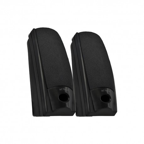 BOCINAS MULTIMEDIA ACTECK 2.0 3.5 MM 6W SONIDO ESTEREO NEGRO AX-2500 (AUBO-014)