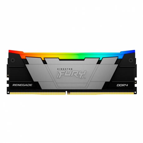 MEMORIA RAM DIMM KINGSTON FURY RENEGADE 8GB DDR4 3200MTS CL16 NEGRO RGB (KF432C16RB2A/8)
