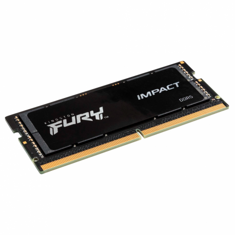MEMORIA RAM PARA LAPTOP KINGSTON FURY IMPACT BLACK DDR5 SODIMM 4800MHZ 32GB NON-ECC CL38 262-PIN XMP(KF548S38IB-32)