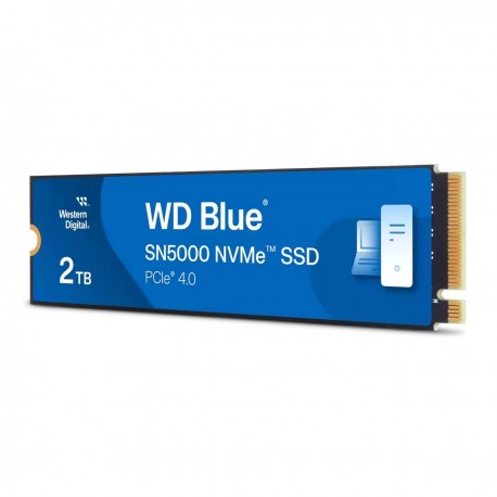 UNIDAD DE ESTADO SOLIDO SSD WD SN5000 NVME M.2 2TB 4850 MB/S ESCRITURA 5150 MB/S LECTURA PCI EXPRESS 4.0 (WDS200T4B0E)
