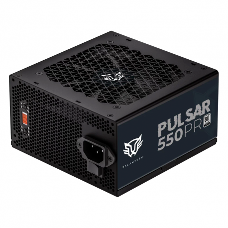 FUENTE DE PODER BALAM RUSH PULSAR 550PR 550W 80 PLUS WHITE 20+4 PIN ATX NEGRO (BR-937726)