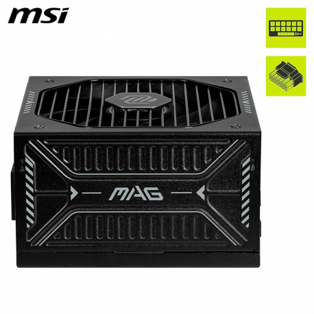 FUENTE DE PODER MSI MAG A1000GLS PCIE5 80 PLUS GOLD 1000W MODULAR 24-PIN ATX 12VHPWR 135MM (MAG A1000GLS PCIE5)