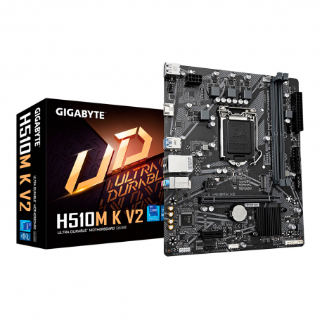 TARJETA MADRE GIGABYTE MICRO-ATX H510M K V2 S-1200 INTEL H470 EXPRESS HDMI 64GB DDR4 (H510M K V2)