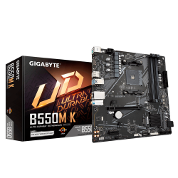 TARJETA MADRE GIGABYTE B550M MICRO ATX S-AM4 HDMI 128GB DDR4 PCLE 3.0 USB 3.2 (B550M K)