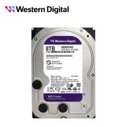 DISCO DURO INTERNO WESTERN DIGITAL PURPLE VIDEOVIGILANCIA 8TB 3.5 PULGADAS SATA 256MB CACHE (WD85PURZ)
