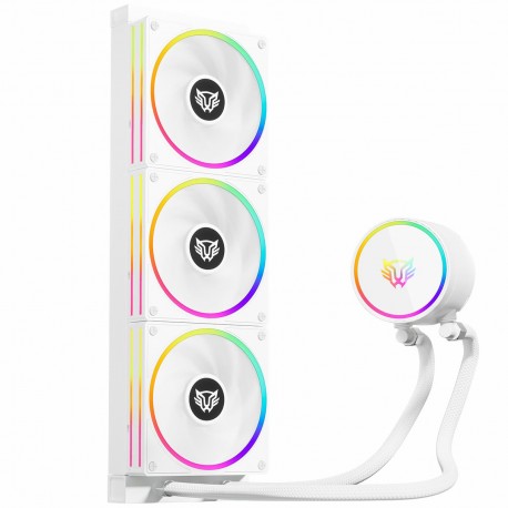 ENFRIAMIENTO LIQUIDO BALAM RUSH 360 HYDROX PRO V2 HX36 360MM LGA1700 RGB BLANCO (BR-941877)