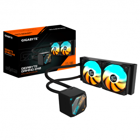 ENFRIAMIENTO LIQUIDO GIGABYTE GME 240 2X 120MM HASTA 2200RPM NEGRO (GP-GIGABYTE GME 240)