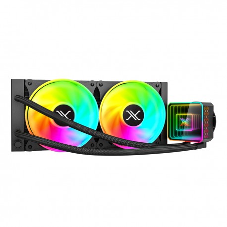 ENFRIAMIENTO LIQUIDO XZEAL XZ-412 240MM HASTA 2300RPM NEGRO (XZCO412B)