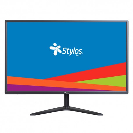 MONITOR STYLOS 19 PULGADAS HD 1440X900 PX VGA Y HDMI 60HZ 5MS NEGRO (STPMOT3B)