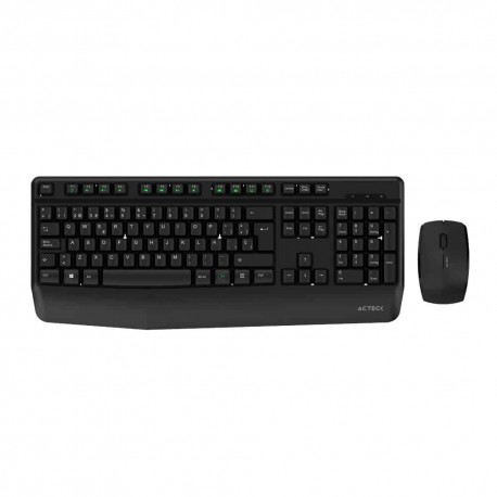 KIT TECLADO Y MOUSE ACTECK CREATOR PLUS MK465 INALAMBRICO USB NEGRO (AC-936354)
