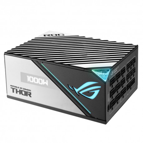 FUENTE DE PODER ASUS ROG THOR 1000W PLATINUM II 80 PLUS PLATINUM 1000W MODULAR 24-PIN ATX 135MM (ROG-THOR-1000P2-GAMING)