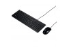 KIT DE TECLADO Y MOUSE ASUS U2000 ALAMBRICO USB NEGRO (90-XB1000KM00040)
