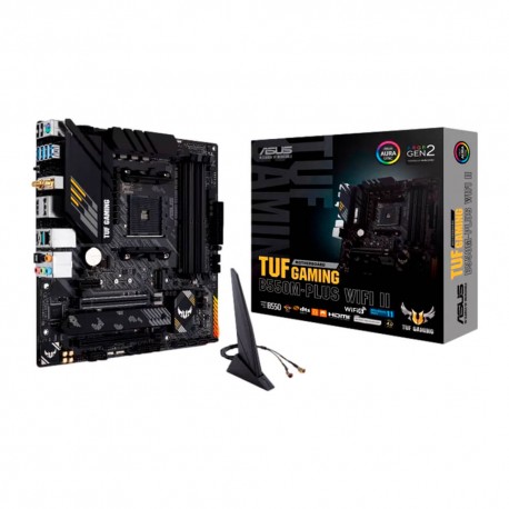 TARJETA MADRE ASUS ATX TUF GAMING B550-PLUS WIFI II S-AM4 AMD B550 HDMI 128GB DDR4 (TUF GAMING B550-PLUS WIFI II)
