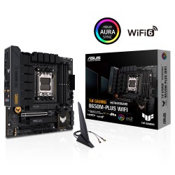 TARJETA MADRE ASUS MICRO-ATX TUF GAMING B650M-PLUS WIFI S-AM5 AMD B650 HDMI 128GB DDR5 (TUF GAMING B650M-PLUS WIFI)