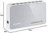 SWITCH TP-LINK TL-SF1008D 8 PUERTOS 10/100 ESCRITORIO (TL-SF1008D)