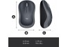 MOUSE LOGITECH M185 WIRELESS NEGRO GRIS (910-002225)