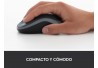 MOUSE LOGITECH M185 WIRELESS NEGRO GRIS (910-002225)