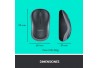 KIT TECLADO Y MOUSE LOGITECH MK270 INALAMBRICO OPTICO NEGRO USB (920-004432)