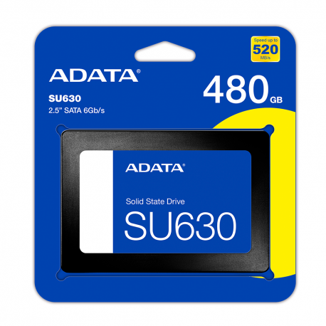 UNIDAD DE ESTADO SOLIDO SSD 480GB ADATA SU630 SATA III 2.5 (ASU630SS-480GQ-R)