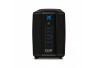 NO BREAK CDP 750VA/375W 8 CONTACTOS, INDICADORES LED, BRAKER, 4RESPALDO DE BATERIA Y 4 SUP DE PICOS (R-UPR758)