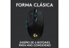 MOUSE GAMING LOGITECH G203 LIGHTSYNC ALAMBRICO USB OPTICO NEGRO (910-005793)
