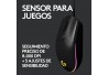 MOUSE GAMING LOGITECH G203 LIGHTSYNC ALAMBRICO USB OPTICO NEGRO (910-005793)