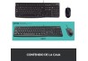 KIT LOGITECH MK120 TECLADO Y MOUSE ALAMBRICO NEGRO (920-004428)