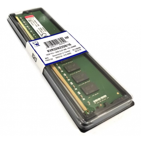 MEMORIA RAM DIMM DDR4 KINGSTON 16GB 3200MHZ VALUERAM CL22 288PIN (KVR32N22S8/16)