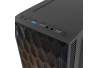 GABINETE ACTECK FUJI GC470 MINI TORRE COMPACTO FUENTE 500W PANEL IZQ ACRILICO AL FRENTE MALLA 2 VENTILADORES RGB NEGRO (AC-9358