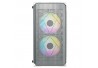 GABINETE ACTECK DOOM GI630 MICRO TORRE FUENTE 500W PANEL IZQ ACRILICO FRENTE MALLA 3 VENTILADORES RGB BLANCO (AC-935746)