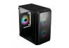 GABINETE ACTECK DOOM GI630 MICRO TORRE FUENTE 500W PANEL IZQ ACRILICO FRENTE MALLA 3 VENTILADORES RGB NEGRO (AC-935739)