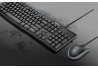 KIT DE TECLADO Y MOUSE MK200 LOGITECH ALAMBRICO TECLAS MULTIMEDIA USB NEGRO (920-002716)