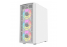 GABINETE BALAM RUSH DRAGONFLY II MESH GM740 CON VENTANA MINI-TOWER ATX USB 3.0 SIN FUENTE 4 VENT RGB BLANCO (BR-935999)